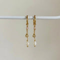 Elizabeth Shell Dangles - Rose