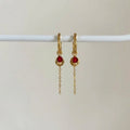 Minimal Stone Drops - Ruby