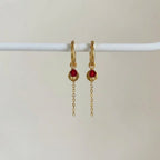 Minimal Stone Drops - Ruby