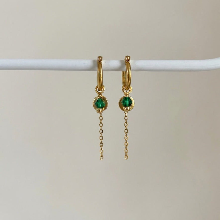 Minimal Stone Drops - Sea Green