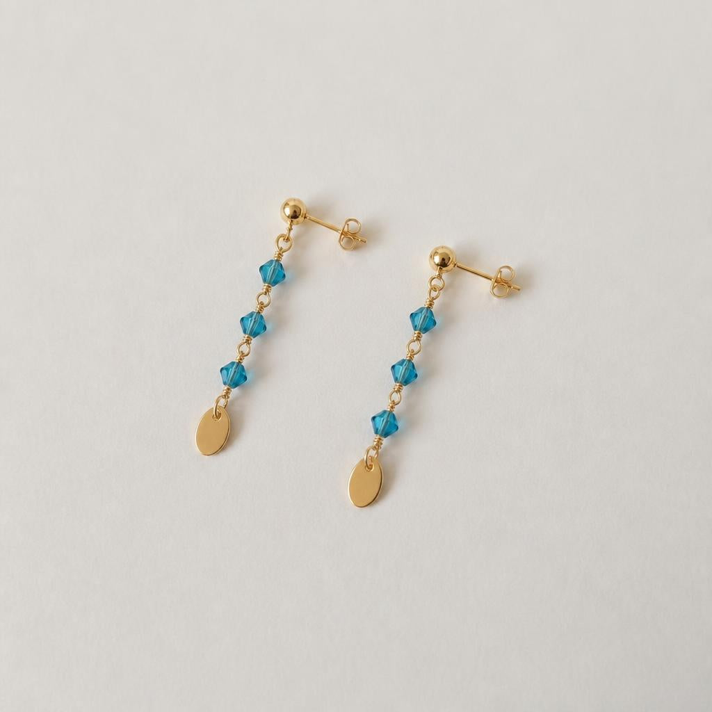 Maris Dangles Gold - Rose