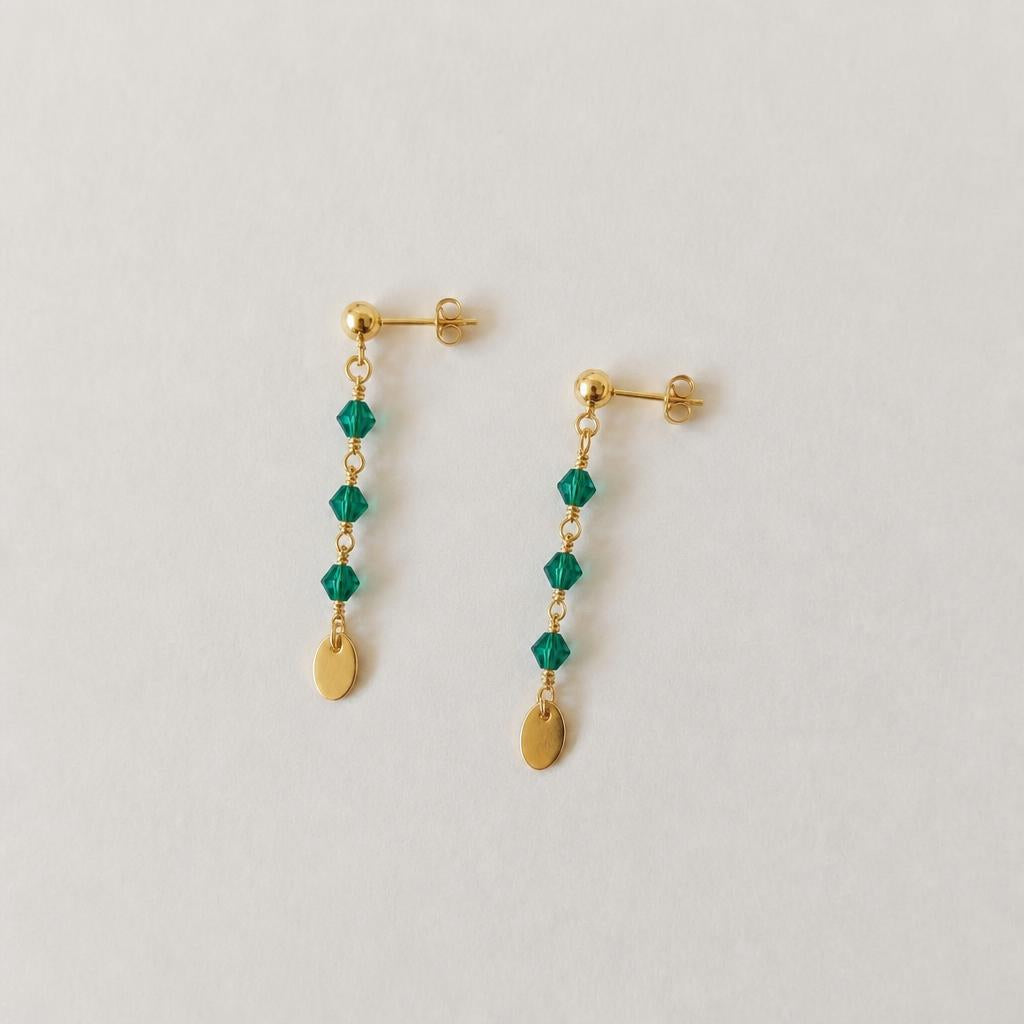 Maris Dangles Gold - Rose