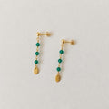 Maris Dangles Gold - Jade